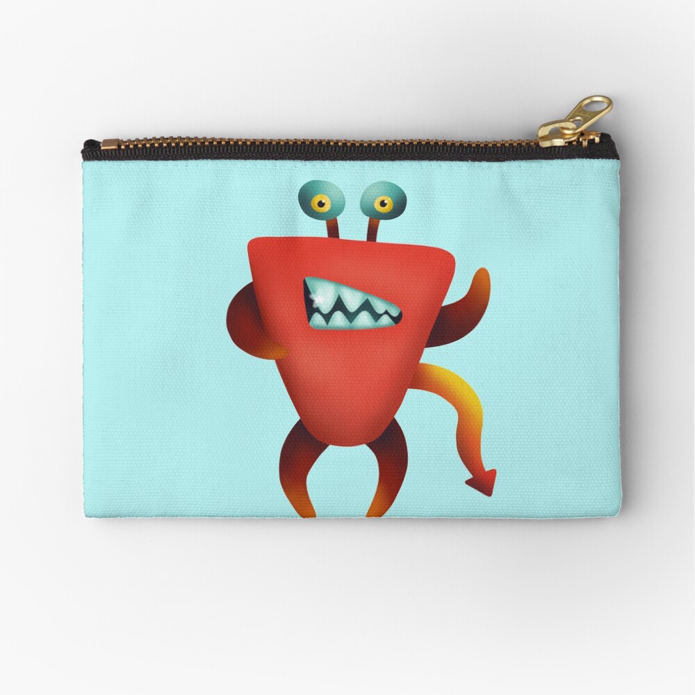 Devil crab monster Zipper Pouch