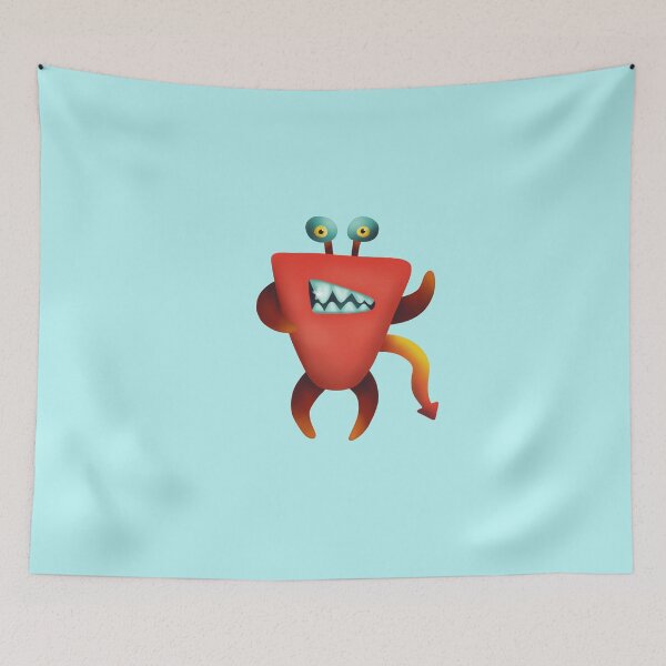Item preview, Devil crab monster designed and sold by Marlene Wagenhofer.