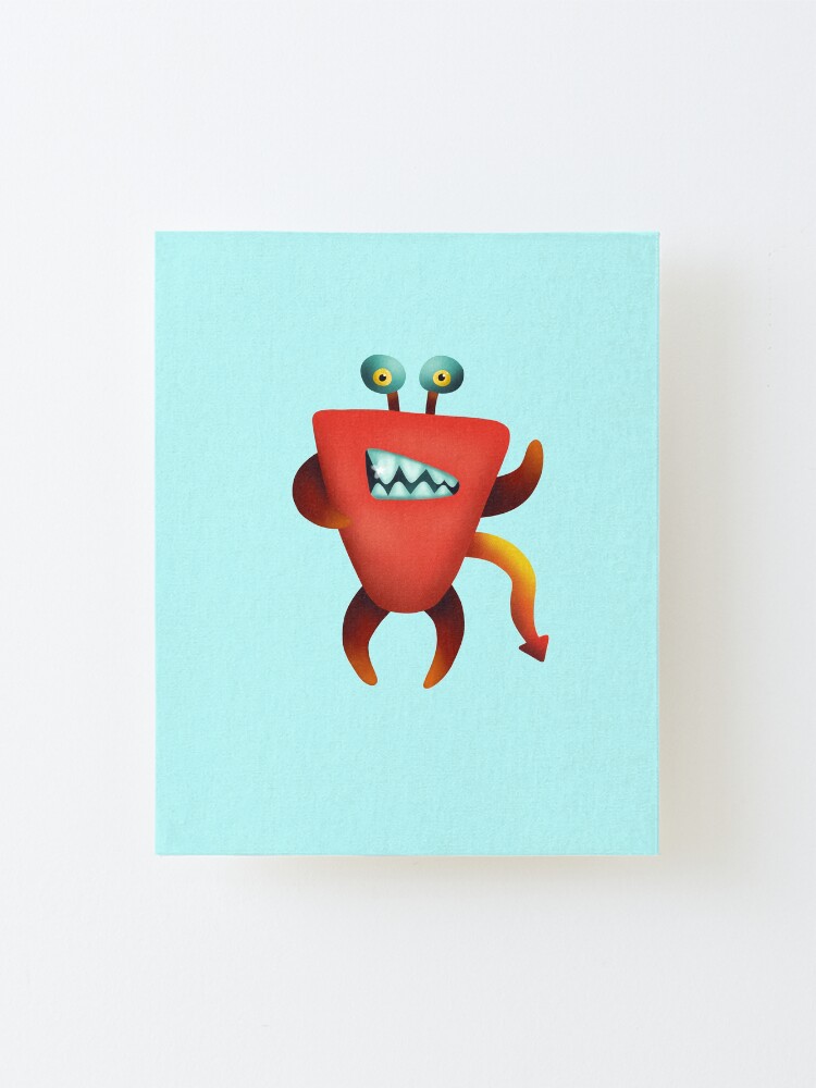 Alternate view of Devil crab monster Mounted Print