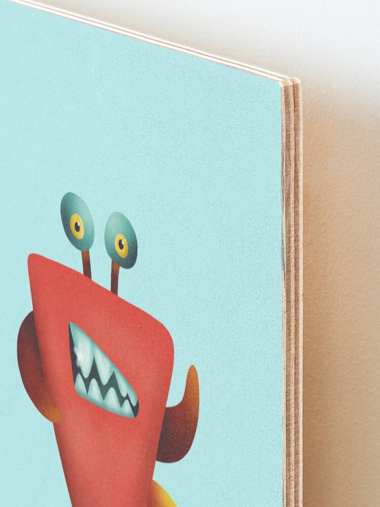 Alternate view of Devil crab monster Mounted Print
