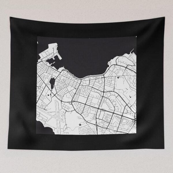 Item preview, Reykjavik Map City Map Poster Black and White, USA Gift Printable, Modern Map Decor for Office Home Living Room, Map Art, Map Gifts designed and sold by 44spaces.