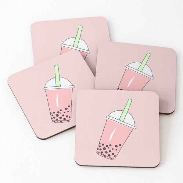 Item preview, Strawberry Milk Bubble Tea designed and sold by PeachPantone.