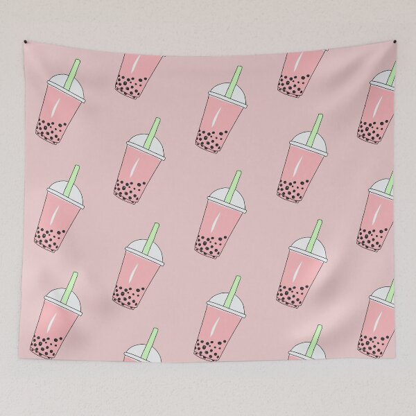 Item preview, Strawberry Milk Bubble Tea designed and sold by PeachPantone.
