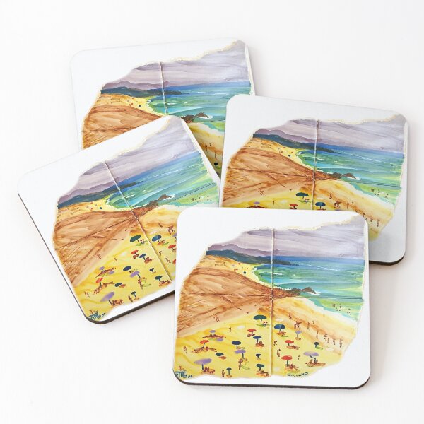 Item preview, Guincho beach. handpaintedTiles designed and sold by Tereza Pilar  Art.