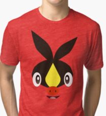 Pokemon - Tepig / Pokabu Tri-blend T-Shirt