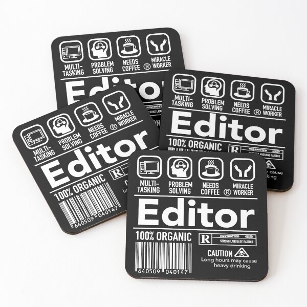 Item preview, Editor Definition Symbols - Funny Gift For Editor designed and sold by JukeLox.