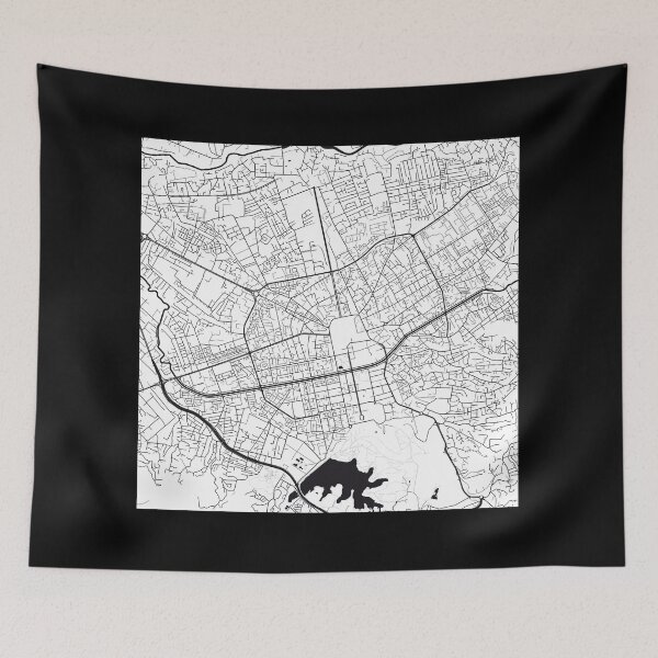 Item preview, Tirana Map City Map Poster Black and White, USA Gift Printable, Modern Map Decor for Office Home Living Room, Map Art, Map Gifts designed and sold by 44spaces.