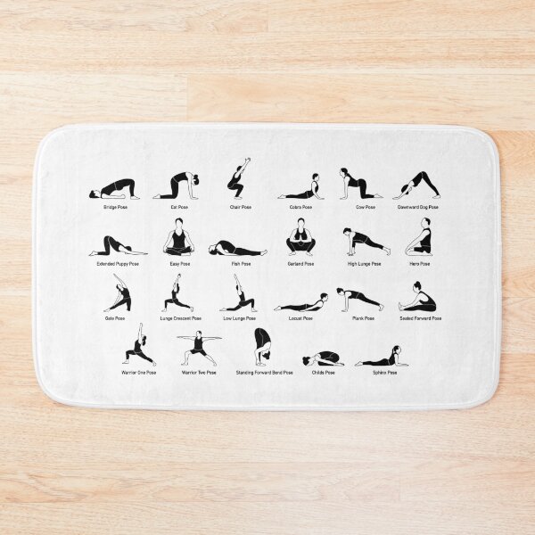 Item preview, Popular Yoga Positions and Poses designed and sold by Radradrad.