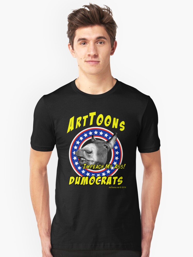 Alternate view of Impeach My Ass Slim Fit T-Shirt