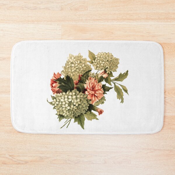 Item preview, Beautiful Vintage Summer Carnations and Hydrangea designed and sold by roseofgold.
