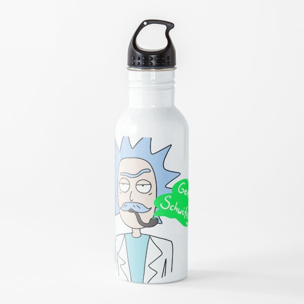 Rick smoking a pipe Water Bottle