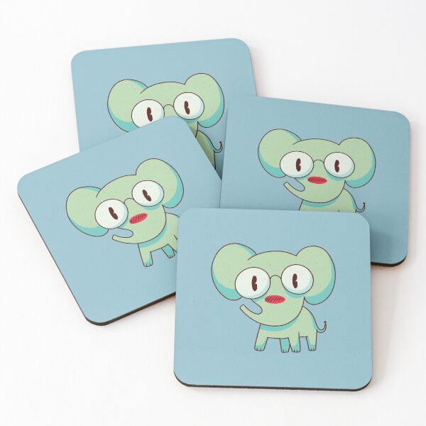 Item preview, cute nerd elephant designed and sold by DerSenat.