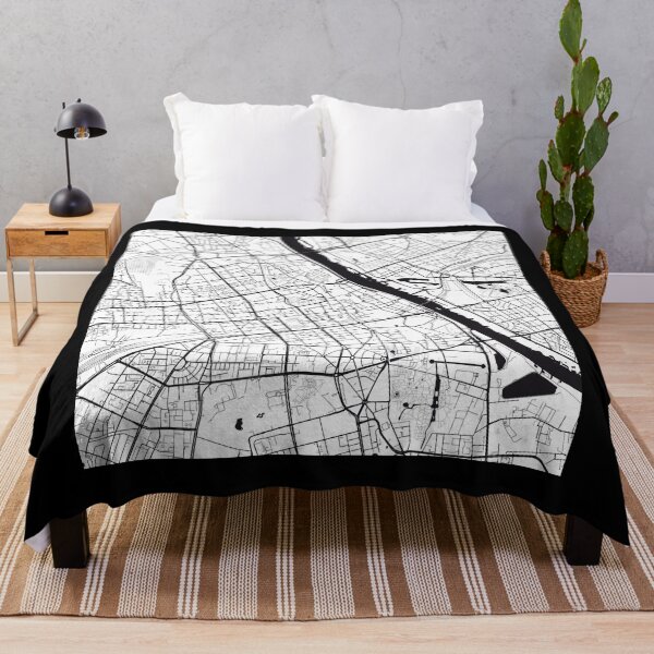 Item preview, Warsaw Map City Map Poster Black and White, USA Gift Printable, Modern Map Decor for Office Home Living Room, Map Art, Map Gifts designed and sold by 44spaces.