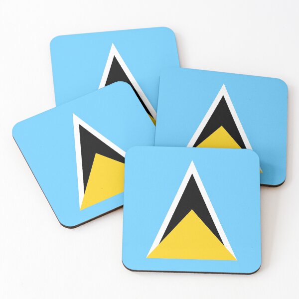 Item preview, SAINT LUCIA Flag Gifts, Masks, Stickers & Products (GF) designed and sold by mpodger.