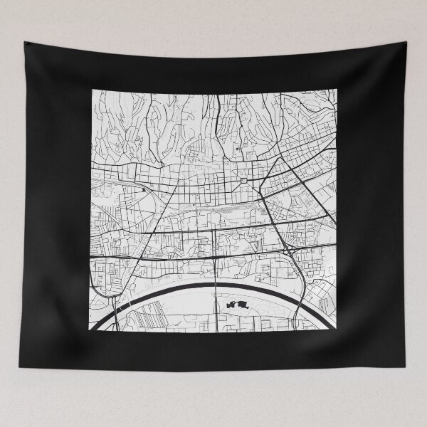 Item preview, Zagreb Map City Map Poster Black and White, USA Gift Printable, Modern Map Decor for Office Home Living Room, Map Art, Map Gifts designed and sold by 44spaces.