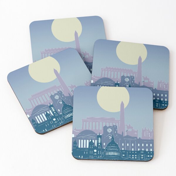 Item preview, washington dc skyline designed and sold by BekimART2.