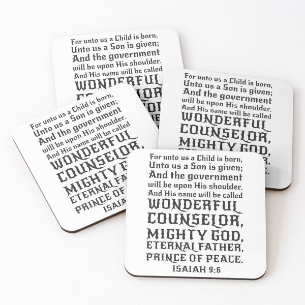 Item preview, Isaiah 9:6 designed and sold by plushism.