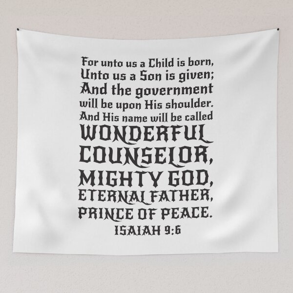 Item preview, Isaiah 9:6 designed and sold by plushism.