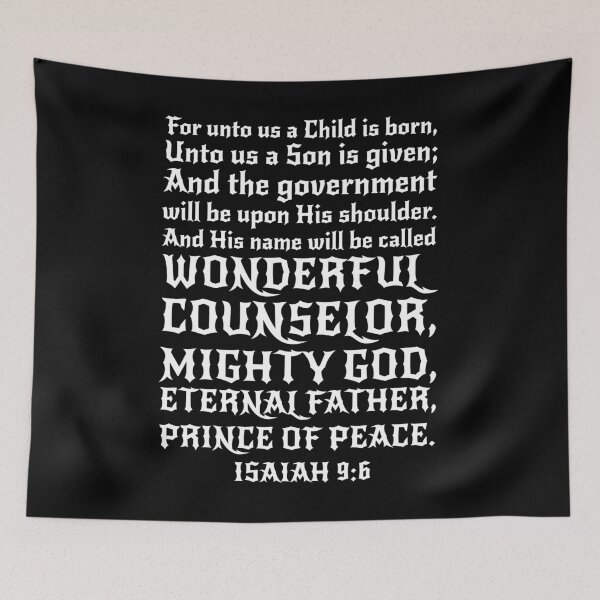 Item preview, Isaiah 9:6 designed and sold by plushism.
