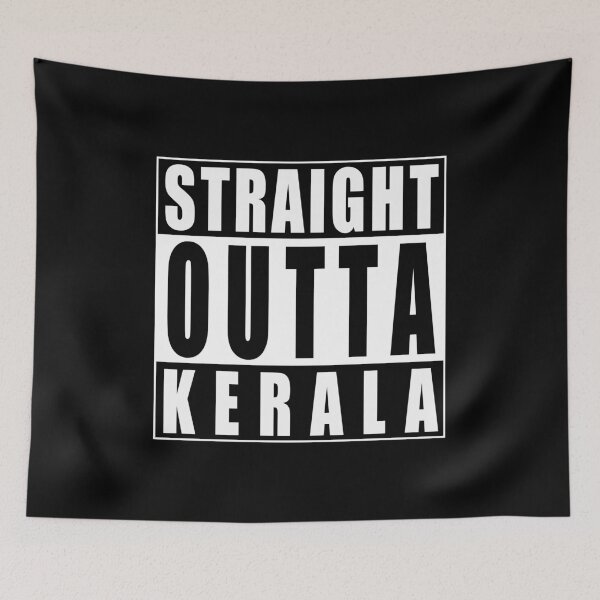 Item preview, STRAIGHT OUTTA KERALA designed and sold by Curry Comic.