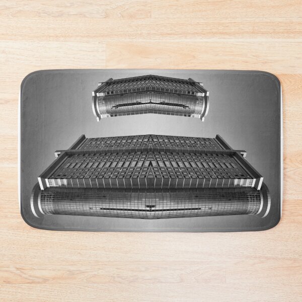 Item preview, Symmetry Building Abstract in Black and White designed and sold by NeonAbstracts.