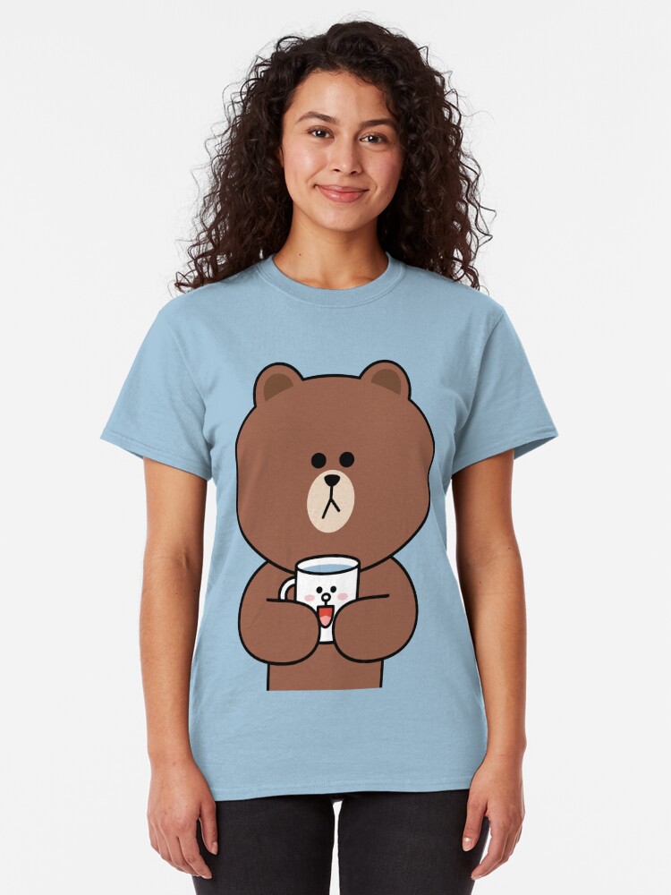 cony and brown t shirt