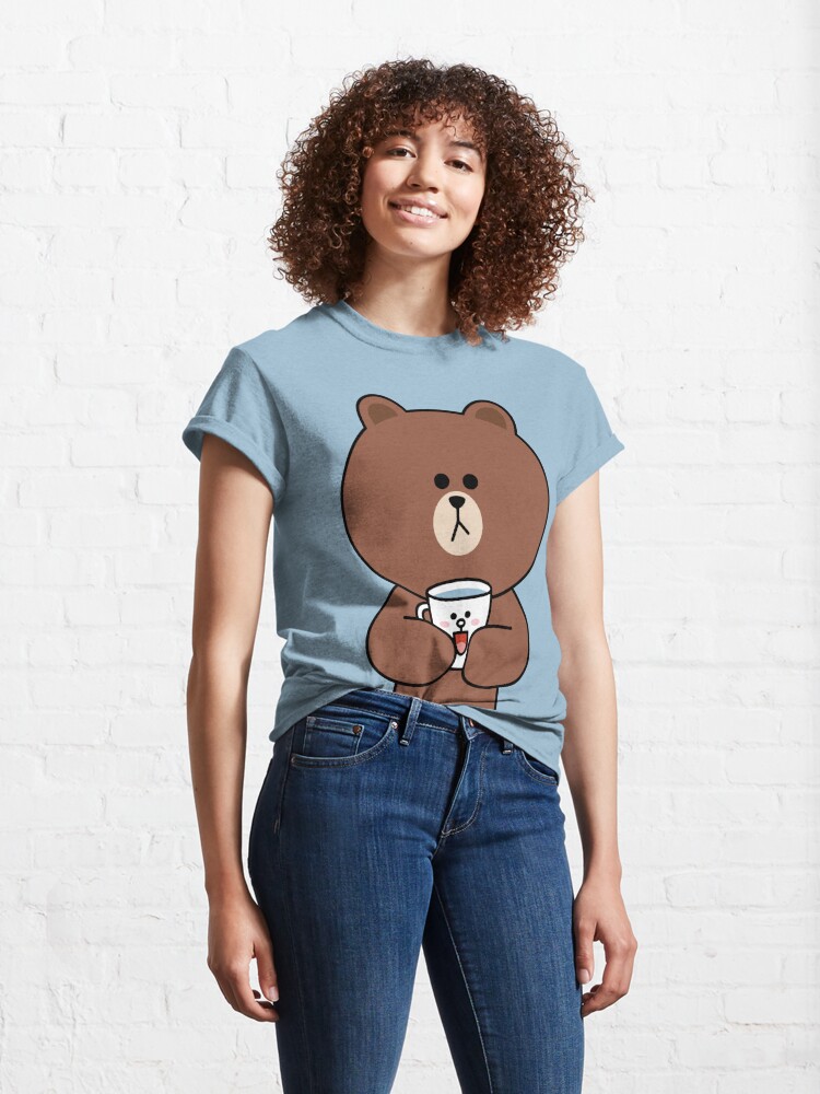 cony and brown t shirt