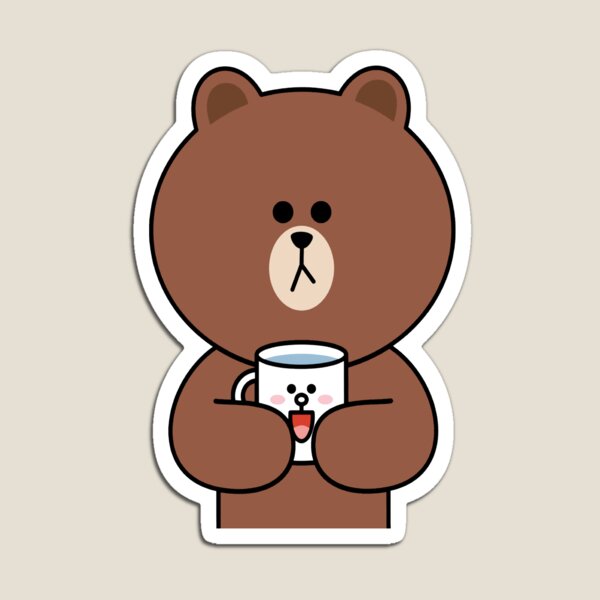 Cute brown bear and Cony\