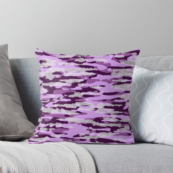 Item preview, Purple camouflage pattern mosaic style designed and sold by Destroyed-Pixel.