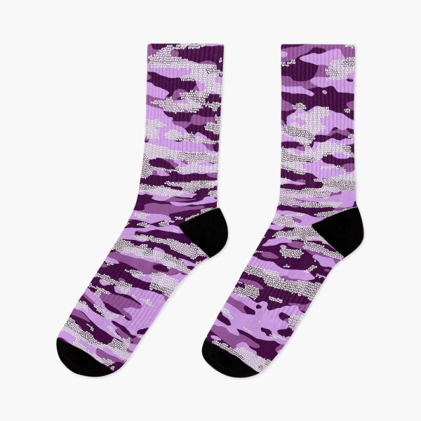 Item preview, Purple camouflage pattern mosaic style designed and sold by Destroyed-Pixel.