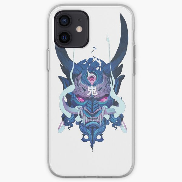bleu Oni Coque souple iPhone