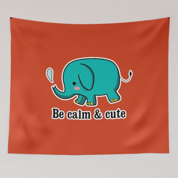 Item preview, Be calm & cute designed and sold by doodletales.