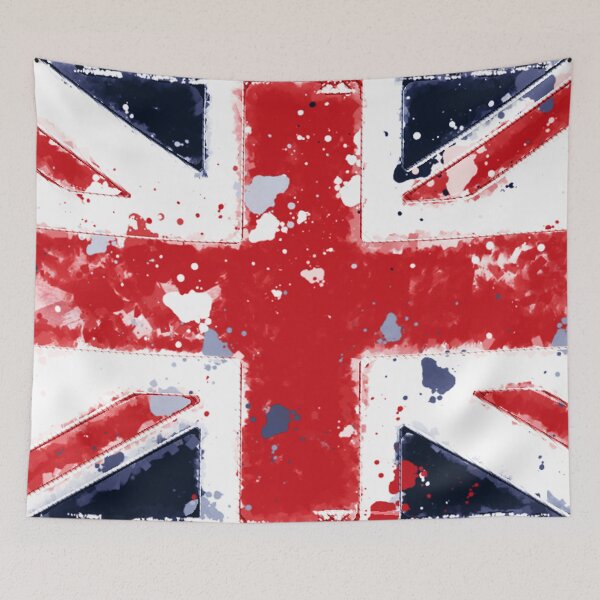 Item preview, United Kingdom Grunge Flag designed and sold by HomeLivingCo.