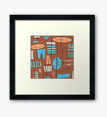 Funky 50s Framed Print