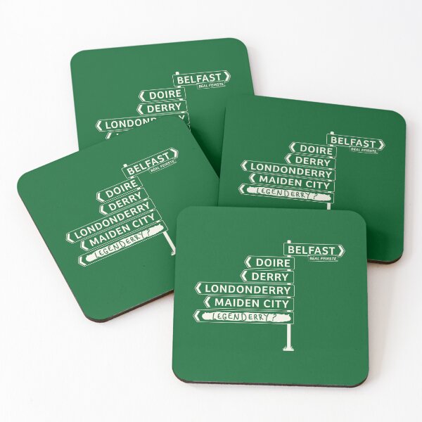 Item preview, Derry/Londonderry - Belfast signposts designed and sold by blurbox.