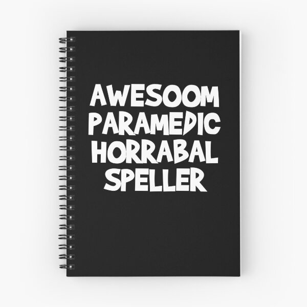 Item preview, Funny Paramedic EMT Ambulance Bad Speller Gift designed and sold by TooFlyDesign.