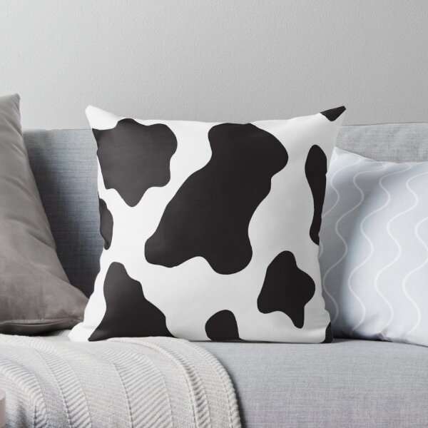 Cow Animal Print Cowboy And Country Ranch Farm Style  Throw Pillow