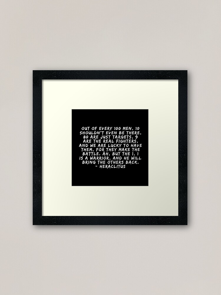 Out Of Every 100 Men Framed Art Print By Dankdreamz Redbubble