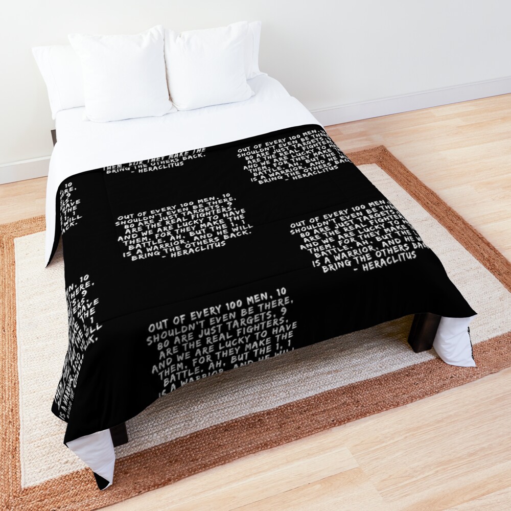 Out Of Every 100 Men Comforter By Dankdreamz Redbubble