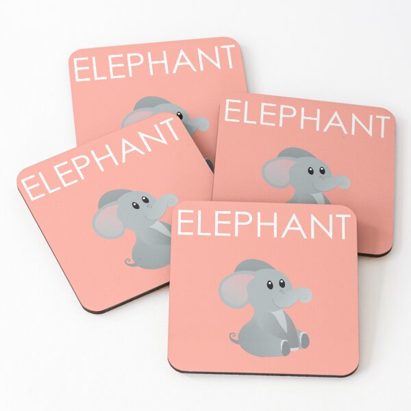 Item preview, Friendly Elephant designed and sold by DelaneySwiftArt.
