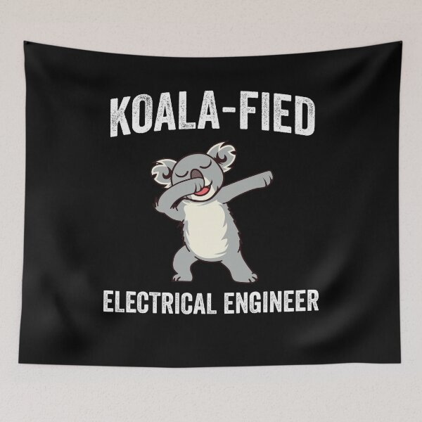 Item preview, Funny Electrical Engineer Pun Gift Koala-fied  designed and sold by TooFlyDesign.
