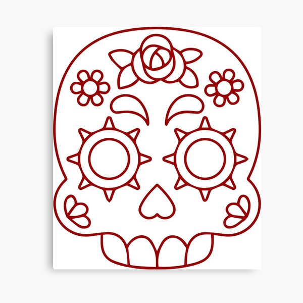 Chi Omega Skull Wall Art for Sale Redbubble