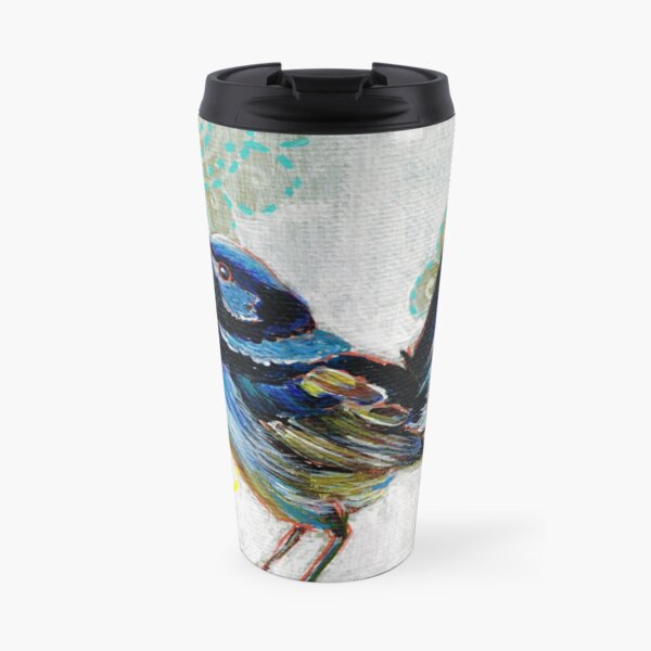Happy Little Wren Travel Coffee Mug