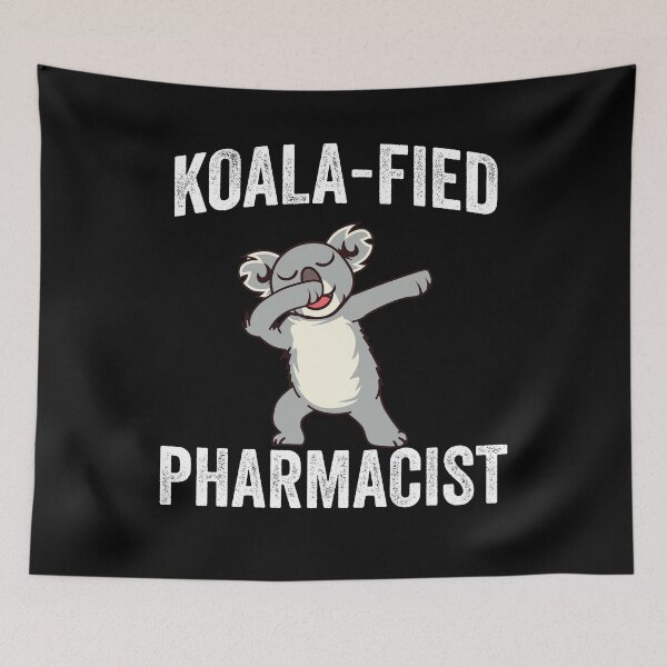 Item preview, Funny Pharmacist Pun Koala-fied Pharmacy Gift designed and sold by TooFlyDesign.