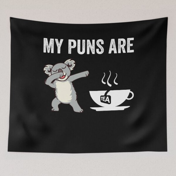 Item preview, Funny Pun Koala Tea Joke Gift designed and sold by TooFlyDesign.