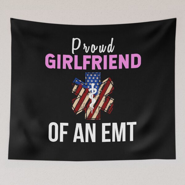 Item preview, Girlfriend Of An EMT Gift Paramedic Ambulance designed and sold by TooFlyDesign.