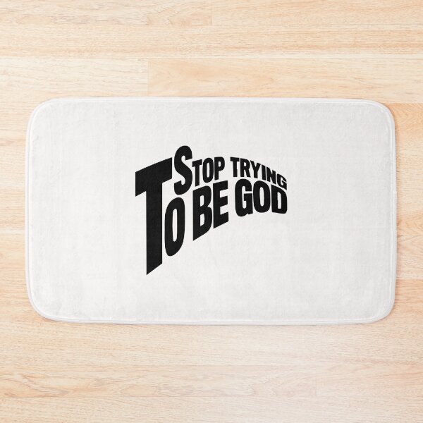 Item preview, Stop trying to be god Travis Trap highest in the room designed and sold by Domenico Scalise.