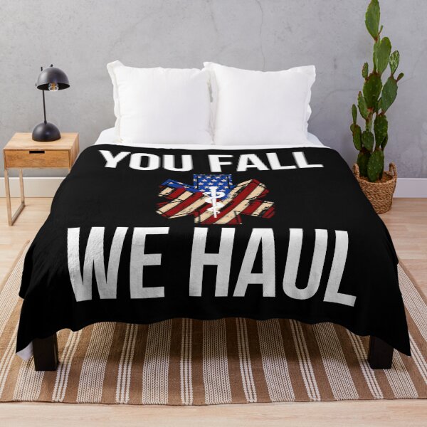 Item preview, You Fall We Haul EMT Paramedic Ambulance Gift designed and sold by TooFlyDesign.