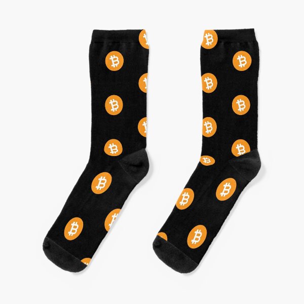 Bitcoin Ethereum and Binance Coin Symbol Pattern Socks LV 