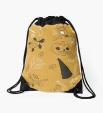 Over the Garden Wall Pattern Drawstring Bag